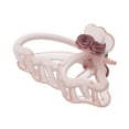 thumbnail image 1 of Unique Bargains Women Fashion Butterfly Rose Hair Clip Hairdo Clips Matte 1 Pc Light Pink, 1 of 5