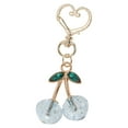 thumbnail image 1 of Unique Bargains Fashion Crystal Cherry Handbag Charm Blue 1 Pc, 1 of 5