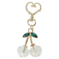 thumbnail image 1 of Unique Bargains Fashion Crystal Cherry Handbag Charm Transparent 1 Pc, 1 of 5