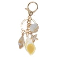 thumbnail image 1 of Unique Bargains Fashion Glow-In-The-Dark Conch Handbag Charm Yellow 1 Pc, 1 of 5