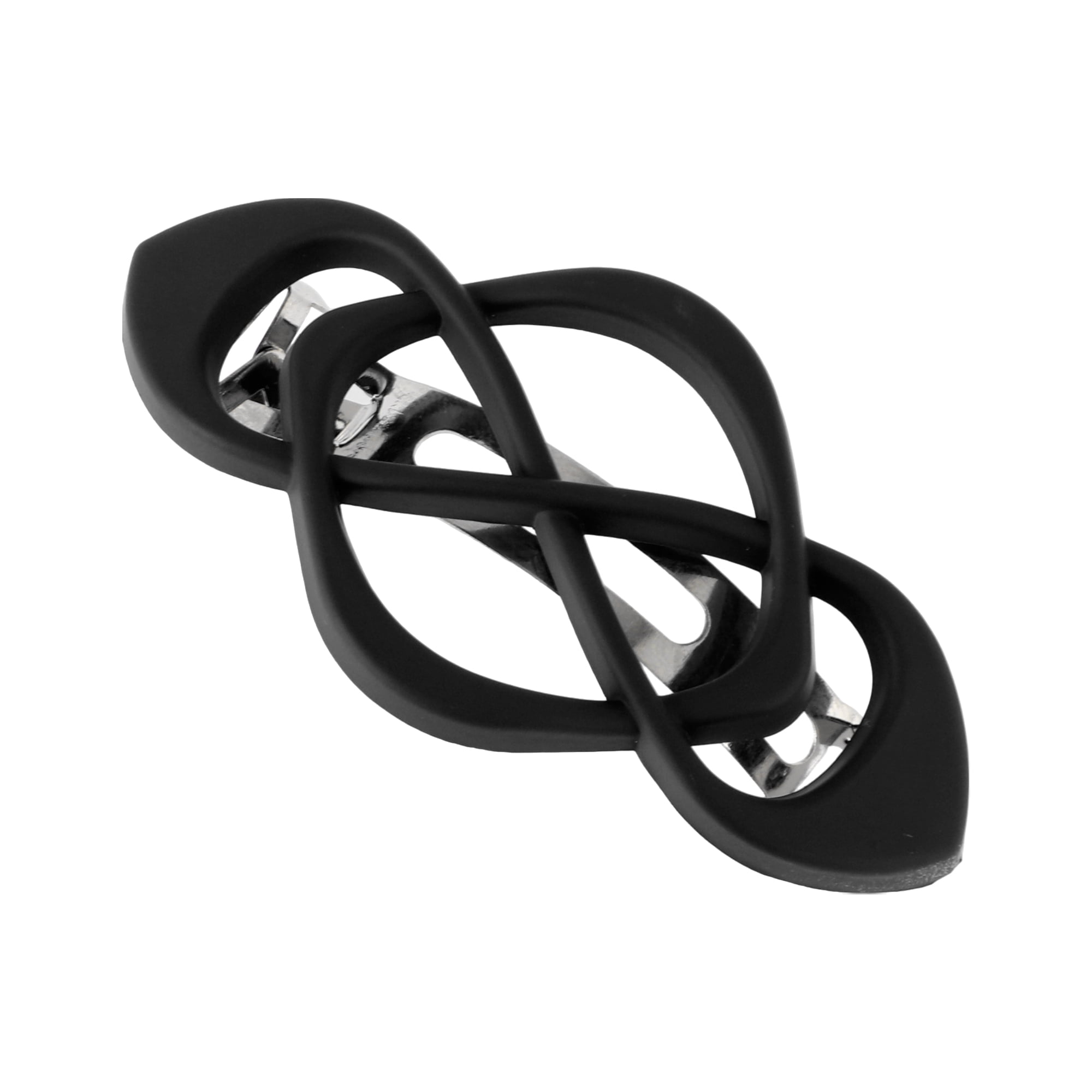 Unique Bargains Fashion Grace Hair Clips Hairdo Clip Black