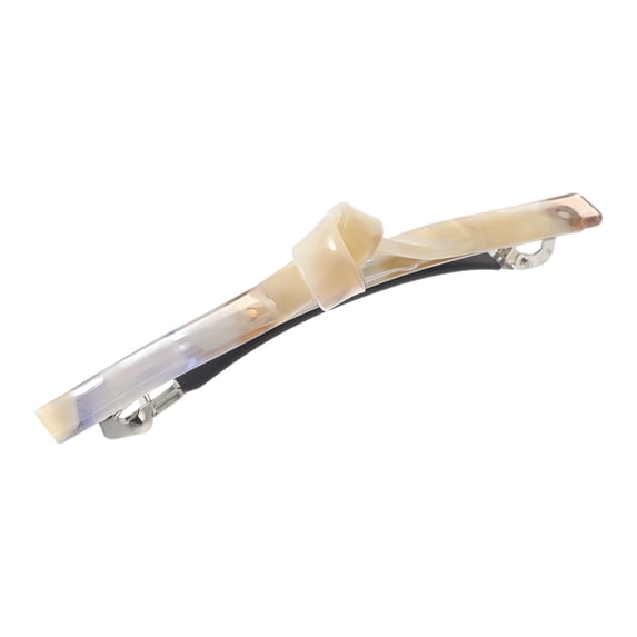 Unique Bargains Fashion Hair Clip Hairdo Clip 1 Pc Beige Yellow