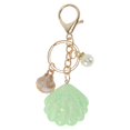 thumbnail image 1 of Unique Bargains Fashion Pearl Shell Handbag Charm Green 1 Pc, 1 of 5