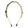 thumbnail image 1 of Unique Bargains Fashion Rhinestone Thin Head Bands Green, 1 of 7