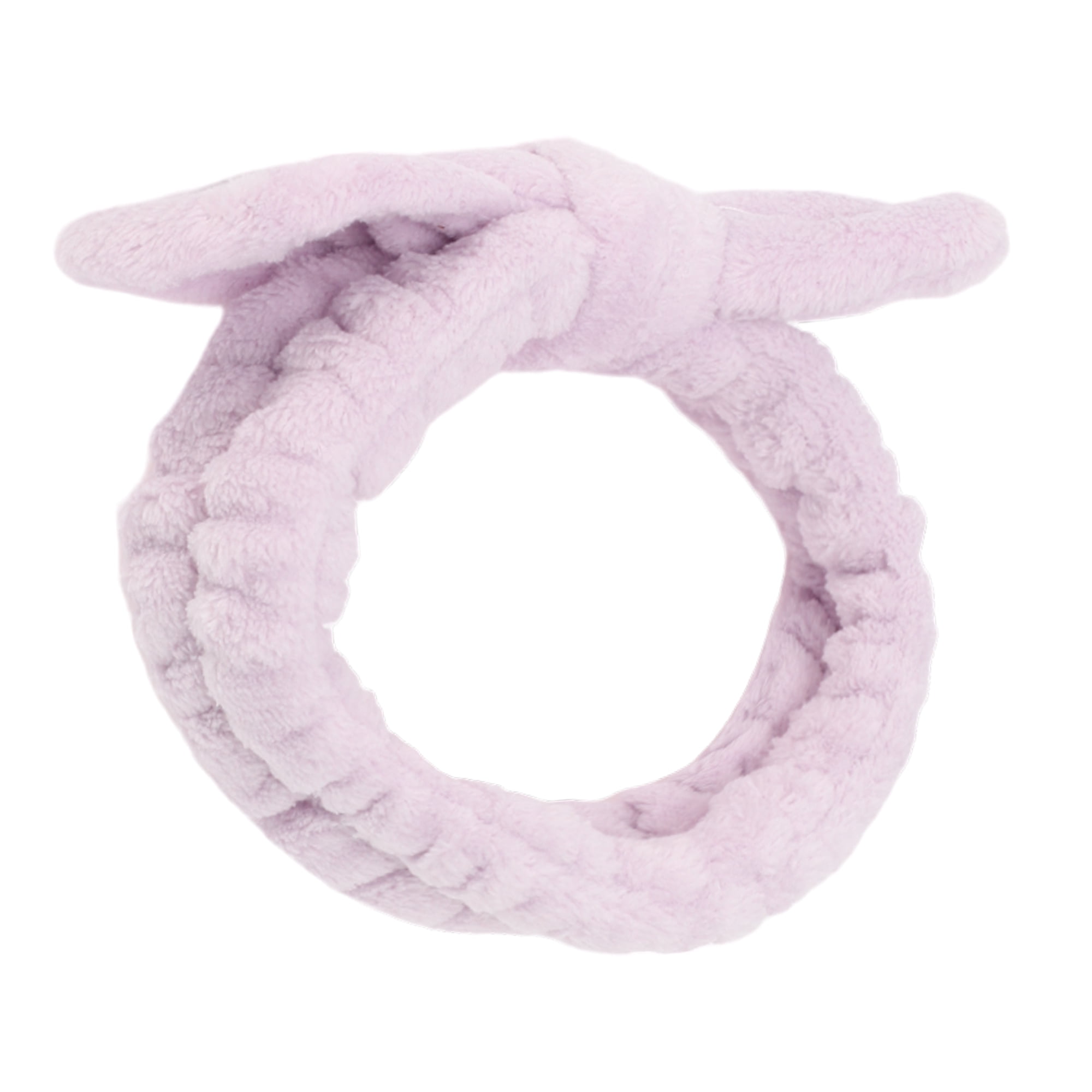 Unique Bargains Fashion Wide Side Letter Knotted Headwrap for Women 7.09"x1.97" Purple