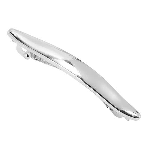 Unique Bargains Fashionable Hairstyles Grace Polished Wave Hair Barrettes Silver Tone