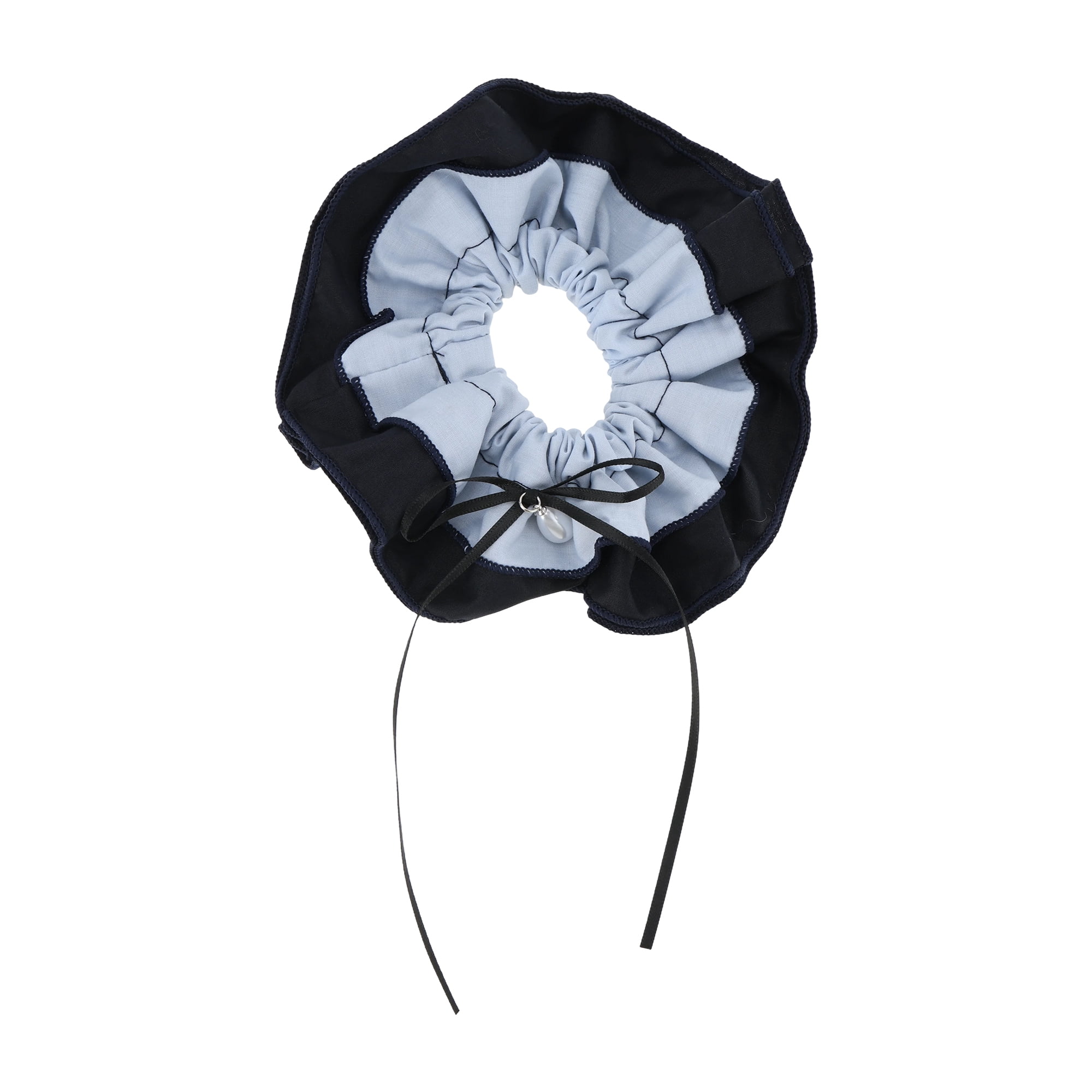 Unique Bargains Fashionable Patchwork Denim Hair Ties in Blue for All Your Styling Needs