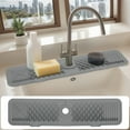 thumbnail image 1 of Unique Bargains Faucet Mat for Kitchen Sink Splash Guard Sink Area Mat Gray, 1 of 6