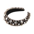 thumbnail image 1 of Unique Bargains Faux Crystal Padded Headband Gold Tone, 1 of 7