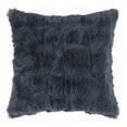 thumbnail image 1 of Unique Bargains Faux Fur Cozy Decorative Throw Pillow Covers Soft Plush Pillowcase 1 Pc Dark Grey 18" x 18", 1 of 6