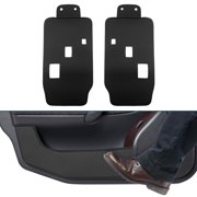 Unique Bargains Faux Leather Car Door Anti Kick Pad Sticker for Toyota Vellfire Alphard 40 series Door Side Edge Guard Protector Interior Accessories Black 2pcs