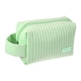 thumbnail image 1 of Unique Bargains Floral Makeup Bag Zipper Flower Cosmetic Pouch Green, 1 of 7