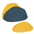 thumbnail image 1 of Unique Bargains Faux Leather Placemats Set 8pcs, Dining Table Mats Heat Resistant Kitchen Place Mats-Yellow+Green, 1 of 6
