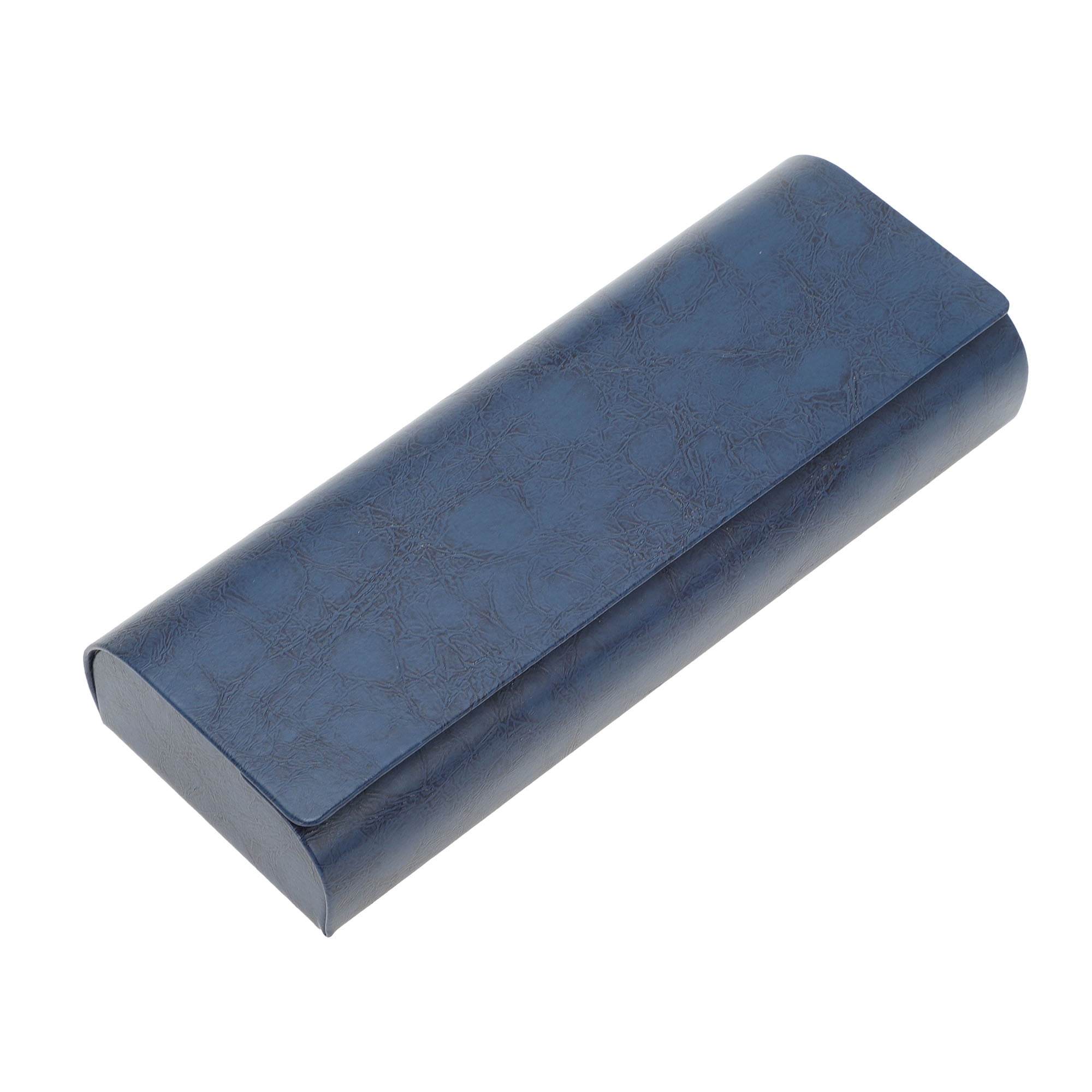 Unique Bargains Faux Leather Portable Eyeglasses Case 6.3"x2.36"x1.38"(L*W*H) Blue