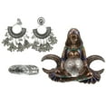 thumbnail image 1 of Unique Bargains Faux Natural Crystals Stones Kit For Meditation Yoga Home Office Decor Earring Ring Figurine Multicolor, 1 of 6