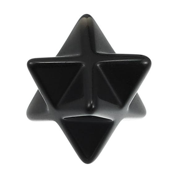 Unique Bargains Faux Natural Crystals Stones for Balancing Energy Magnification Home Decoration Black