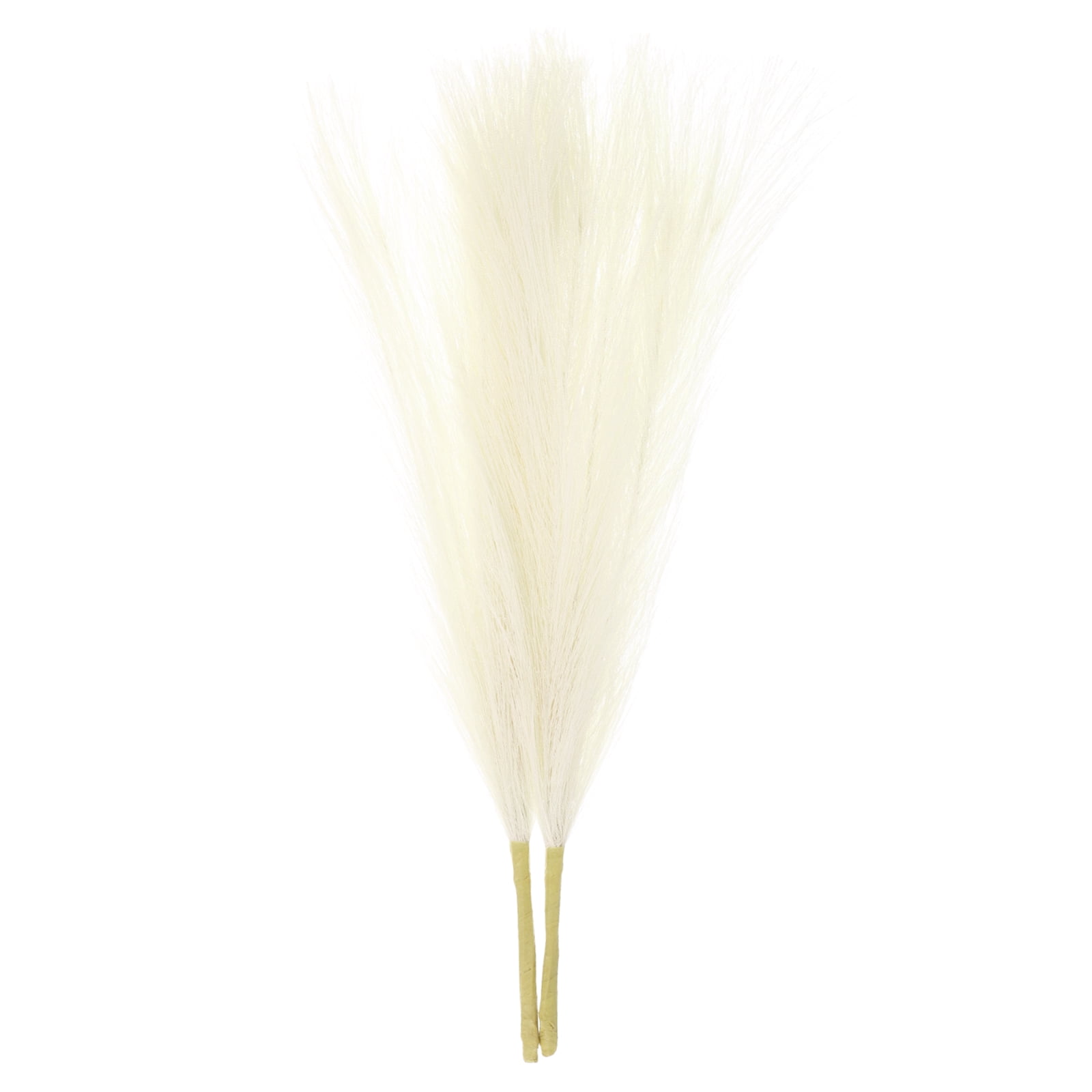 Unique Bargains Faux Pampas Grass Artificial Fake Dried Pampas Grass Decor Yellow