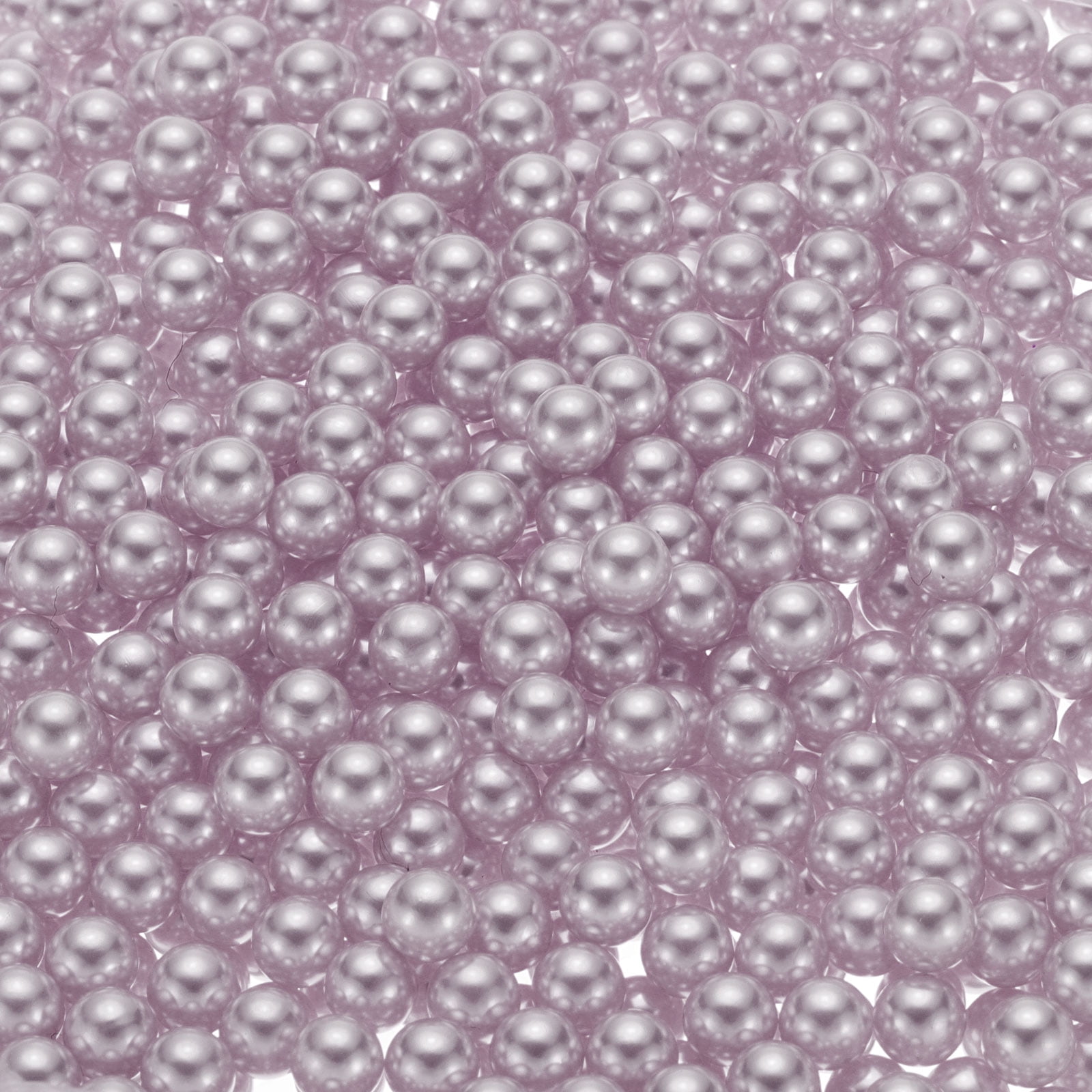 Unique Bargains Faux Pearl for Crafting No Hole Pearl for Vase Filler Light Purple 1000Pcs