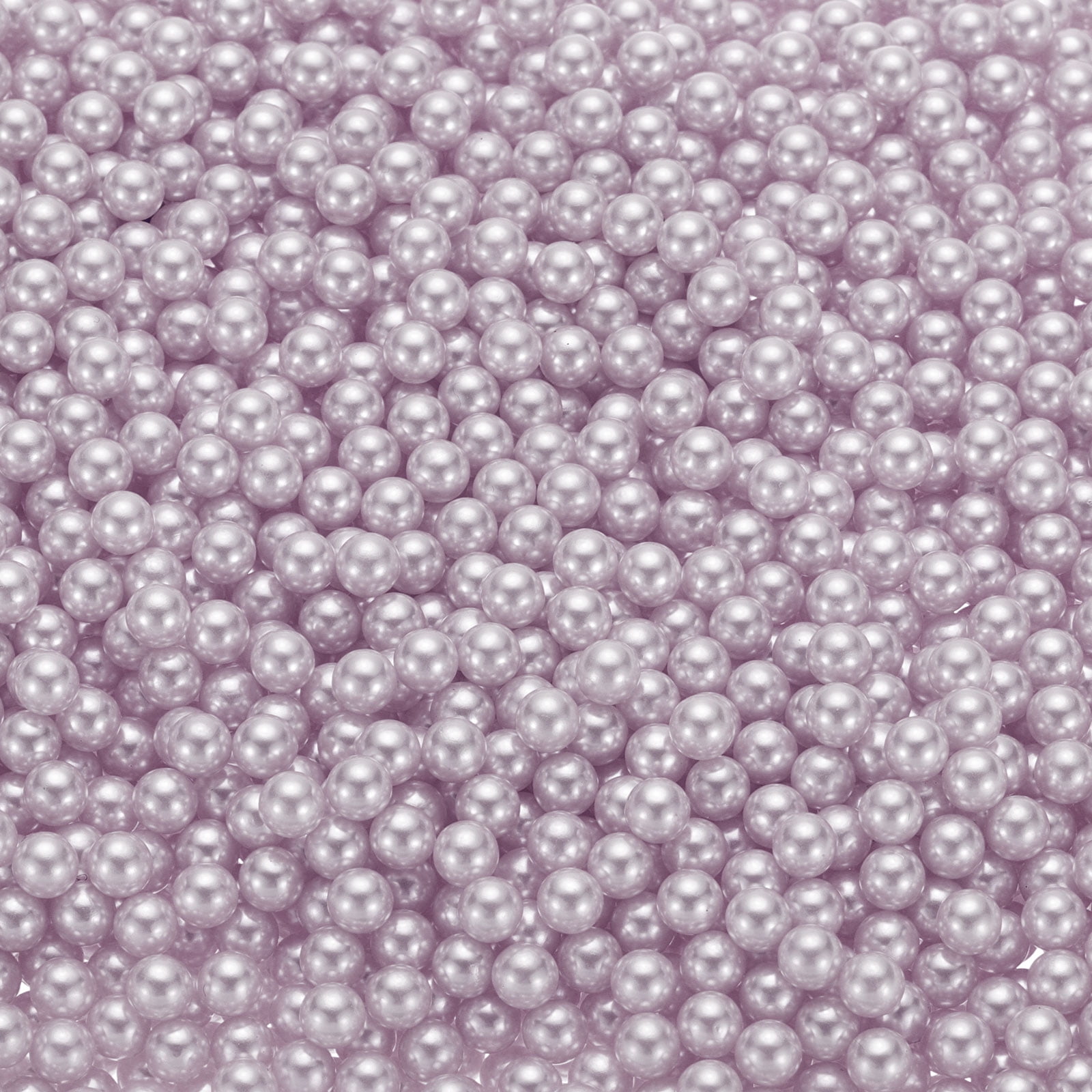 Unique Bargains Faux Pearl for Crafting No Hole Pearl for Vase Filler Light Purple 2500Pcs