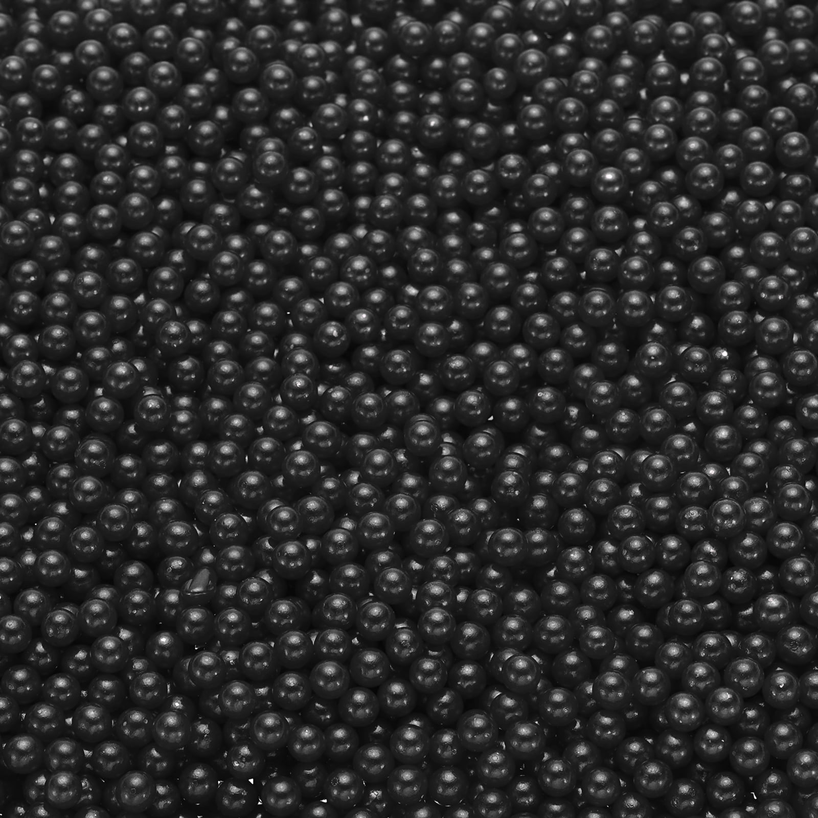 Unique Bargains Faux Pearl for Crafting No Hole Pearls for Vase Fillers Black