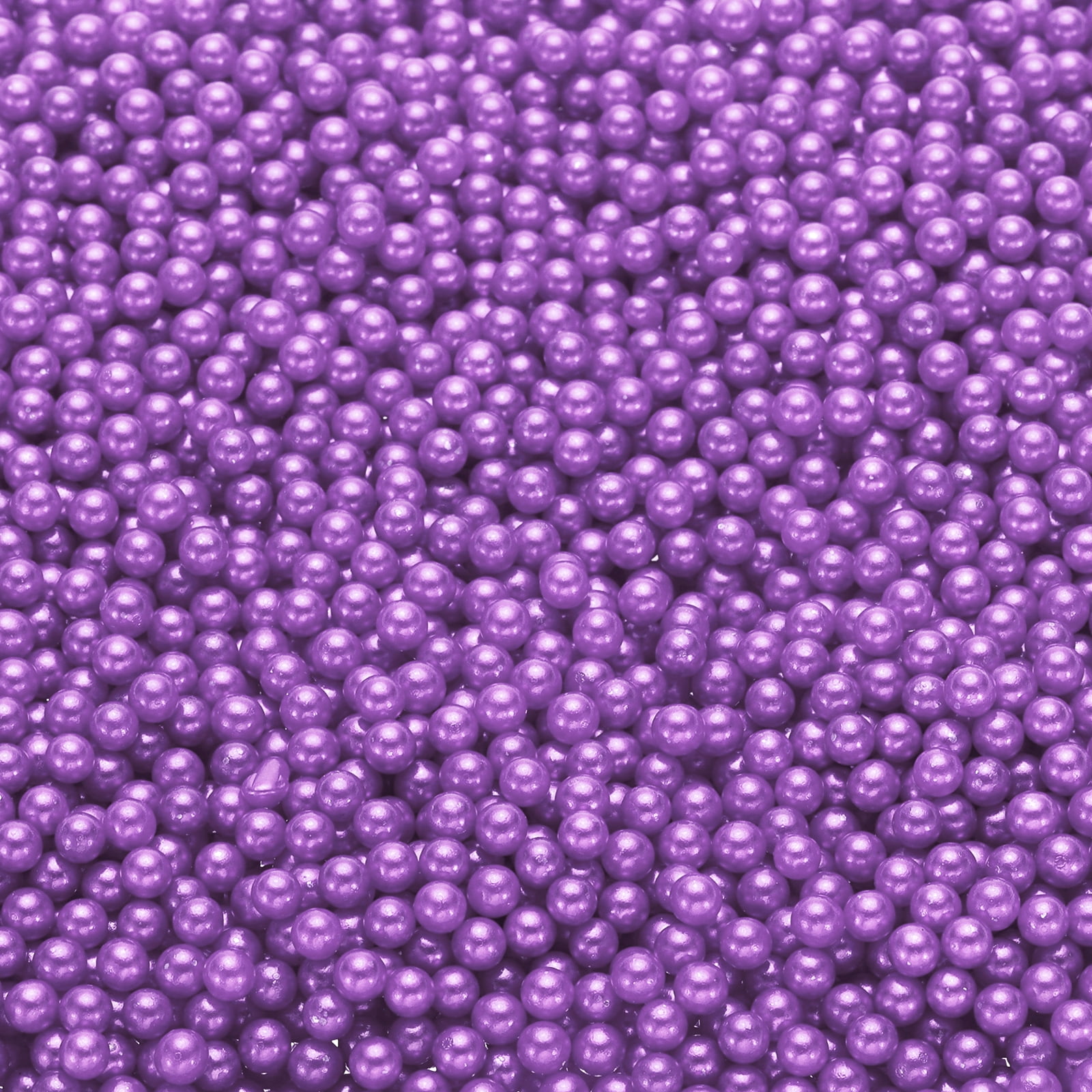 Unique Bargains Faux Pearl for Crafting No Hole Pearls for Vase Fillers Purple