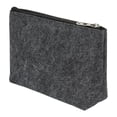 thumbnail image 1 of Unique Bargains Stationery Storage Zipper Pouch Office Organizer Dark Gray, 1 of 5