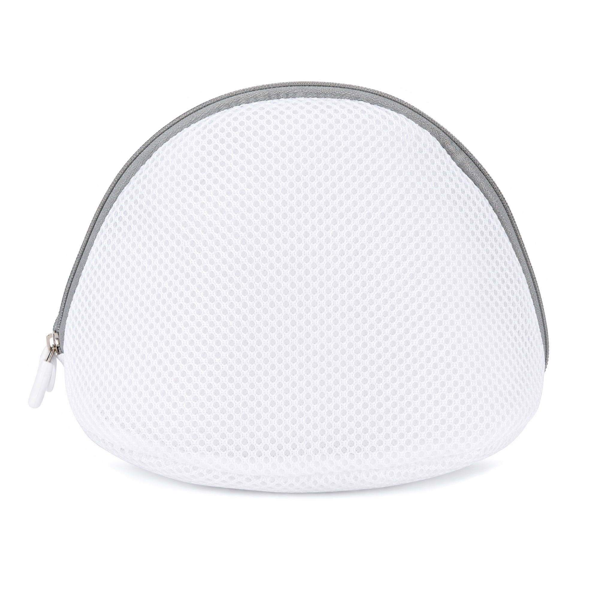 Unique Bargains Fine Mesh Zippered Bra Laundry Bag for Lingerie White 6.7" x 5.9"