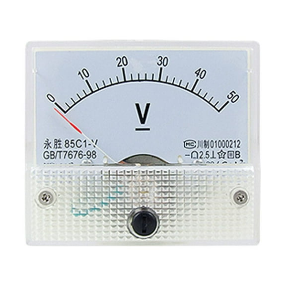 Unique Bargains Fine Tuning Dial DC Panel Volt Meter + Installing Parts