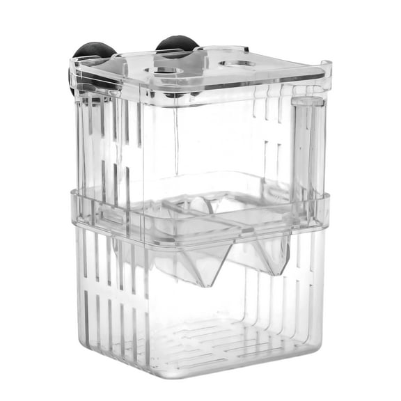 Unique Bargains Fish Breeder Box Easy-to-Use Breeder Tank Divider Breeder Box for Fish Tank Versatile Breeder System S Clear 1 Set