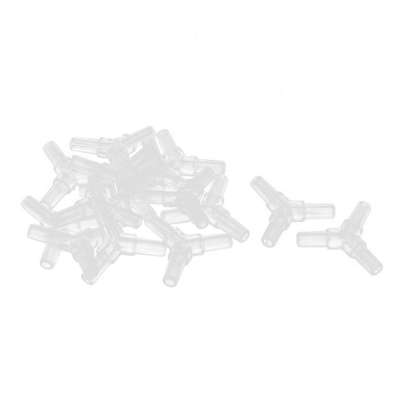 Unique Bargains Fish Tank Aquarium Plastic Y Shape Air Hose Tubing Tube Valves Connectors 15pcs