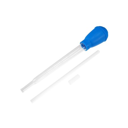 Unique Bargains Fish Tank Coral Feeder Tool Cleaner with Extension Tube Blue