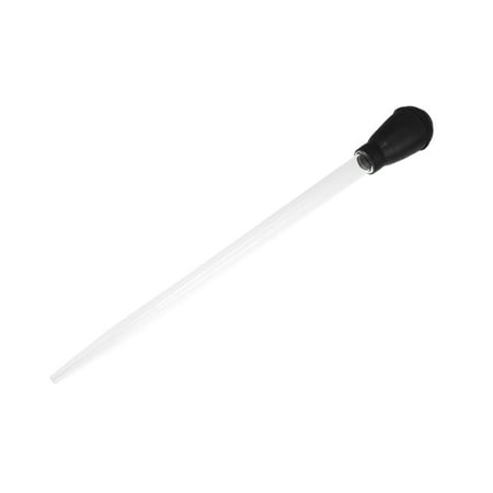 Unique Bargains Fish Tank Coral Feeder Tool Sand Gravel Cleaner Black 17.7" Length