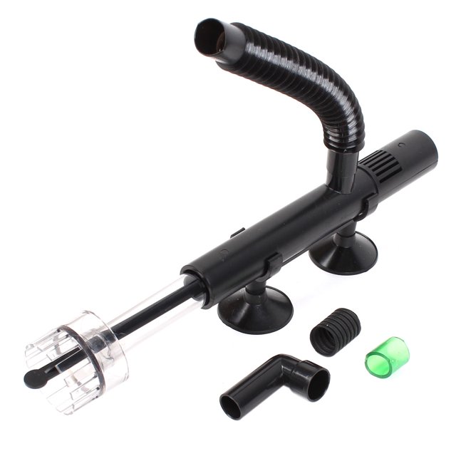 Unique Bargains Fishbowl Black Plastic Suction Cup Water Surface Oil