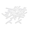 thumbnail image 1 of Unique Bargains Fishbowl T Shape Three Way Plastic Air Line Tubing Connectors 22 Pcs, 1 of 1