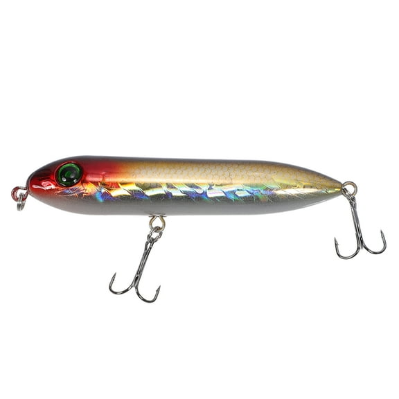 Unique Bargains Fishing Lures Catfish Rattling Line Float Lures Topwater Bass Lures Lifelike Bass Fishing Lures for Santee Rig Catfishing Black Yellow Red