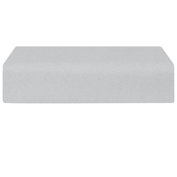 Unique Bargains Fitted Sheet Viscose from Bamboo 16" PocketLight Gray Full