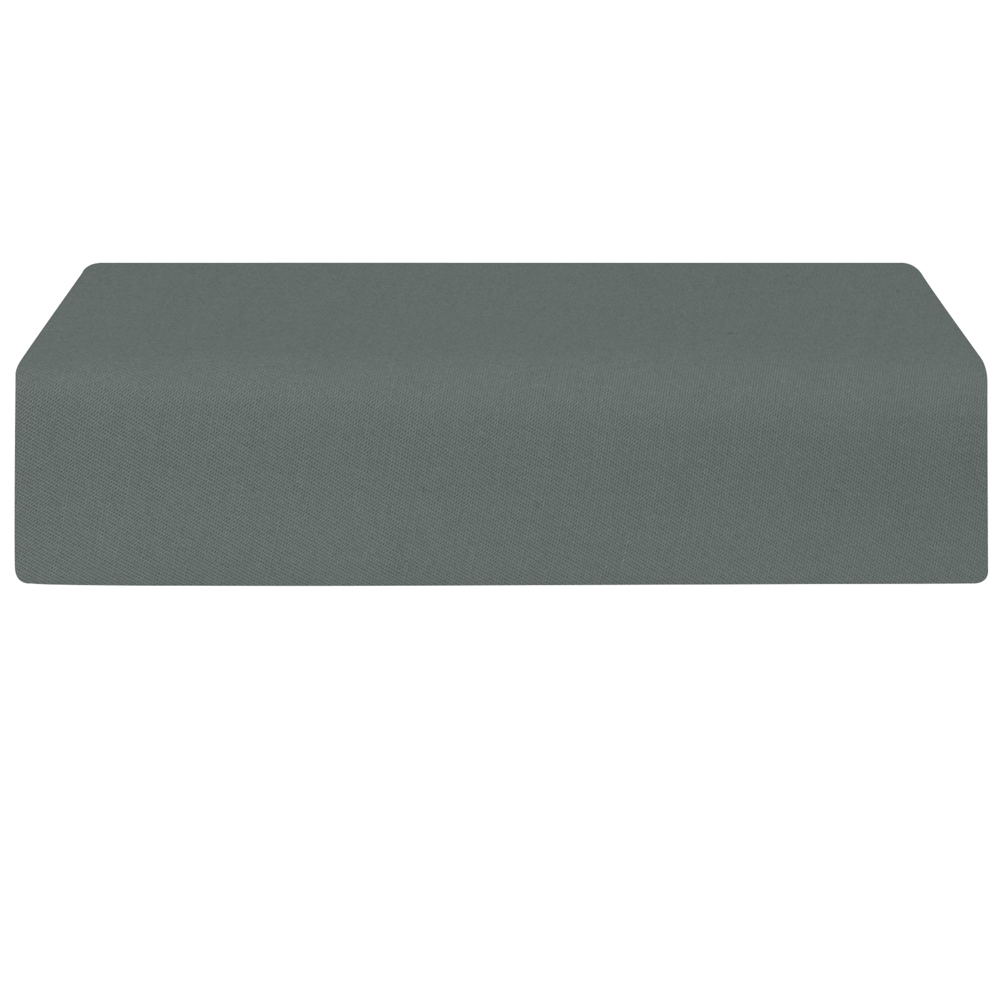 Unique Bargains Fitted Sheet Viscose from Bamboo 16" PocketSlate Gray Twin
