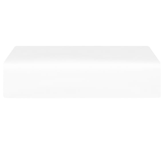 Unique Bargains Fitted Sheet Viscose from Bamboo 16" PocketWhite Queen