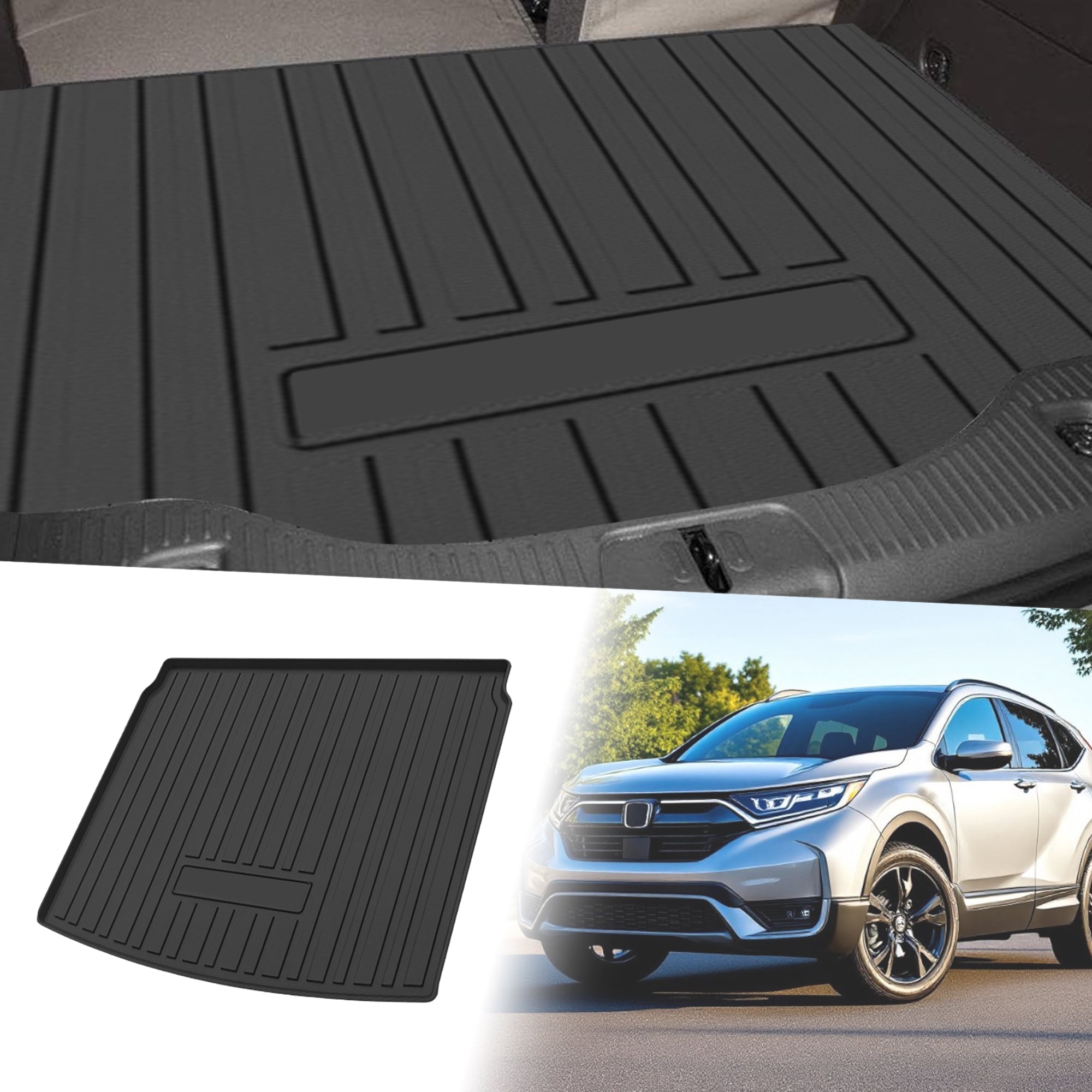 INFINAUTO TPE Cargo Liner Mat For 2023-2025 Kia Sportage - Anti-Slip Waterproof Trunk Tray - View #4