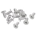 thumbnail image 1 of Unique Bargains Flat Head Phillips Drive Machine Screws Silver Tone M5-0.8 x 10mm, 1 of 5