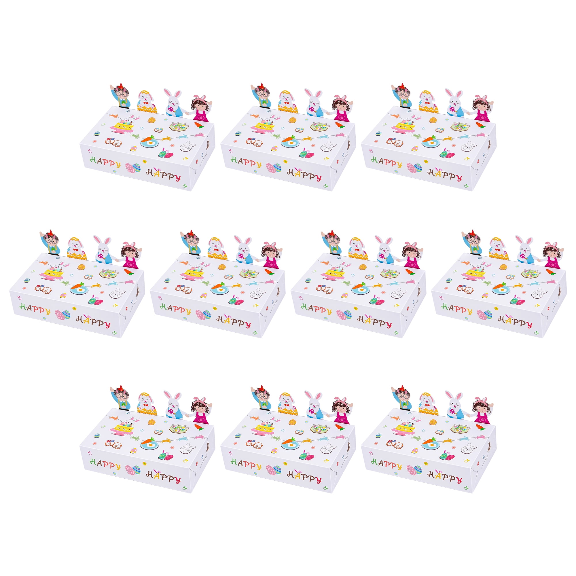 Unique Bargains Flat-Packed Folding Animal Shaped Gift Boxes 5.9" x 3.5"x 1.6"