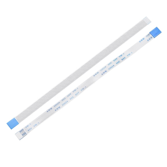 Unique Bargains Flexible Flat Cable, 12 Pins 0.5mm Pitch 150mm FPC FFC Ribbon Cable 5 Pack(B Type)
