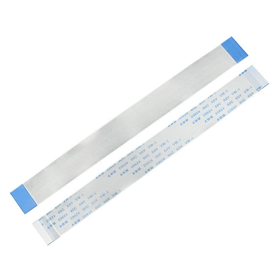 Unique Bargains Flexible Flat Cable, 30 Pin 0.5mm Pitch 150mm FPC FFC Ribbon Cable 20 Pack(A Type)