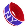 thumbnail image 1 of Unique Bargains Flexible Headband Elastic Headband for Sport Blue Red White 1 Pc, 1 of 6