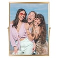 thumbnail image 1 of Unique Bargains Floating Frame Picture Frames with Glass Cover Gold 6x8, 1 of 5