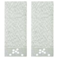 thumbnail image 1 of Unique Bargains Floral Embroidered Hand Towels Set for Bath, Kitchen Green 2-Piece, 1 of 5