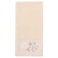 thumbnail image 1 of Unique Bargains Floral Embroidered Soft Absorbent Set Hand Towels Light Brown 1pk, 1 of 8