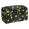 thumbnail image 1 of Unique Bargains Floral Makeup Bag Zipper Flower Cosmetic Pouch Black, 1 of 7