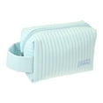 thumbnail image 1 of Unique Bargains Floral Makeup Bag Zipper Flower Cosmetic Pouch Blue, 1 of 7