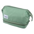 thumbnail image 1 of Unique Bargains Floral Makeup Bag Zipper Flower Cosmetic Pouch Green, 1 of 7